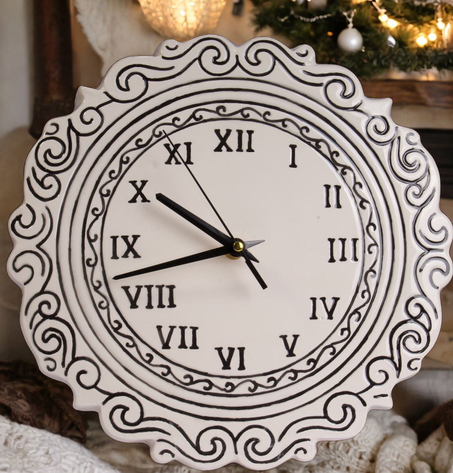 White& Black Wall Clock