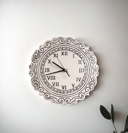 White& Black Wall Clock