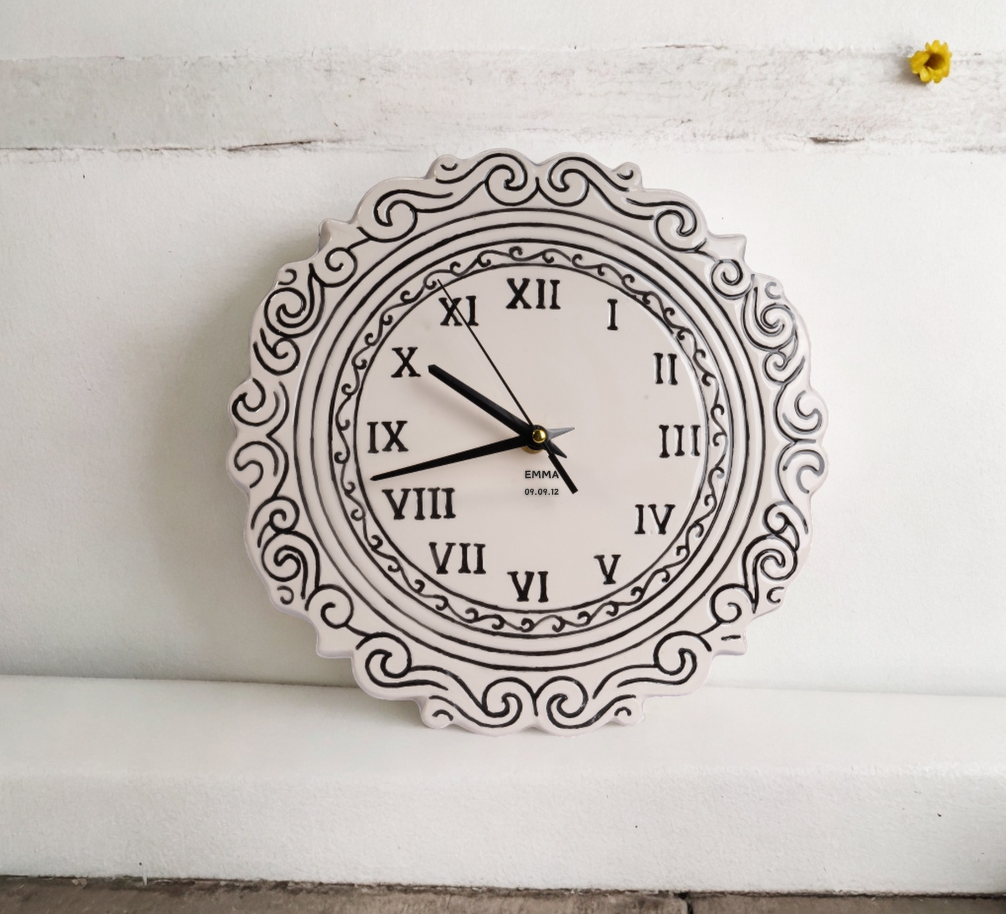 White& Black Wall Clock