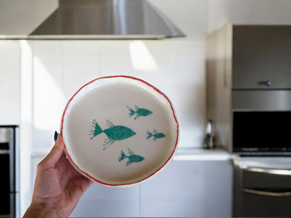 Fish Painting Plate